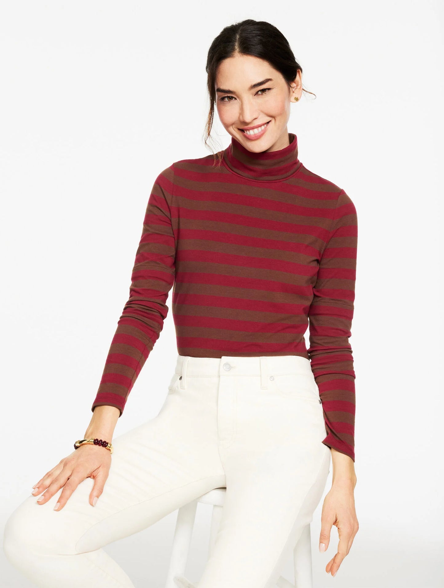 Classic Turtleneck - Barnet Stripe