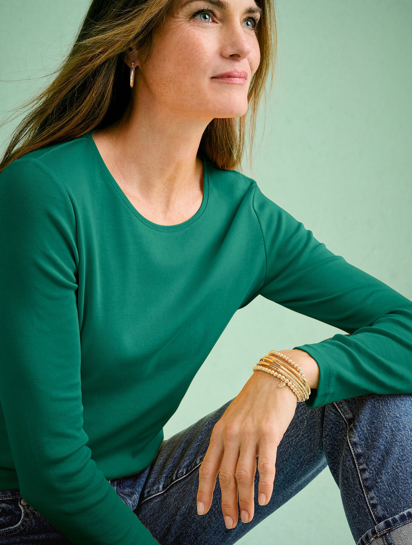 Long Sleeve Crewneck Tee