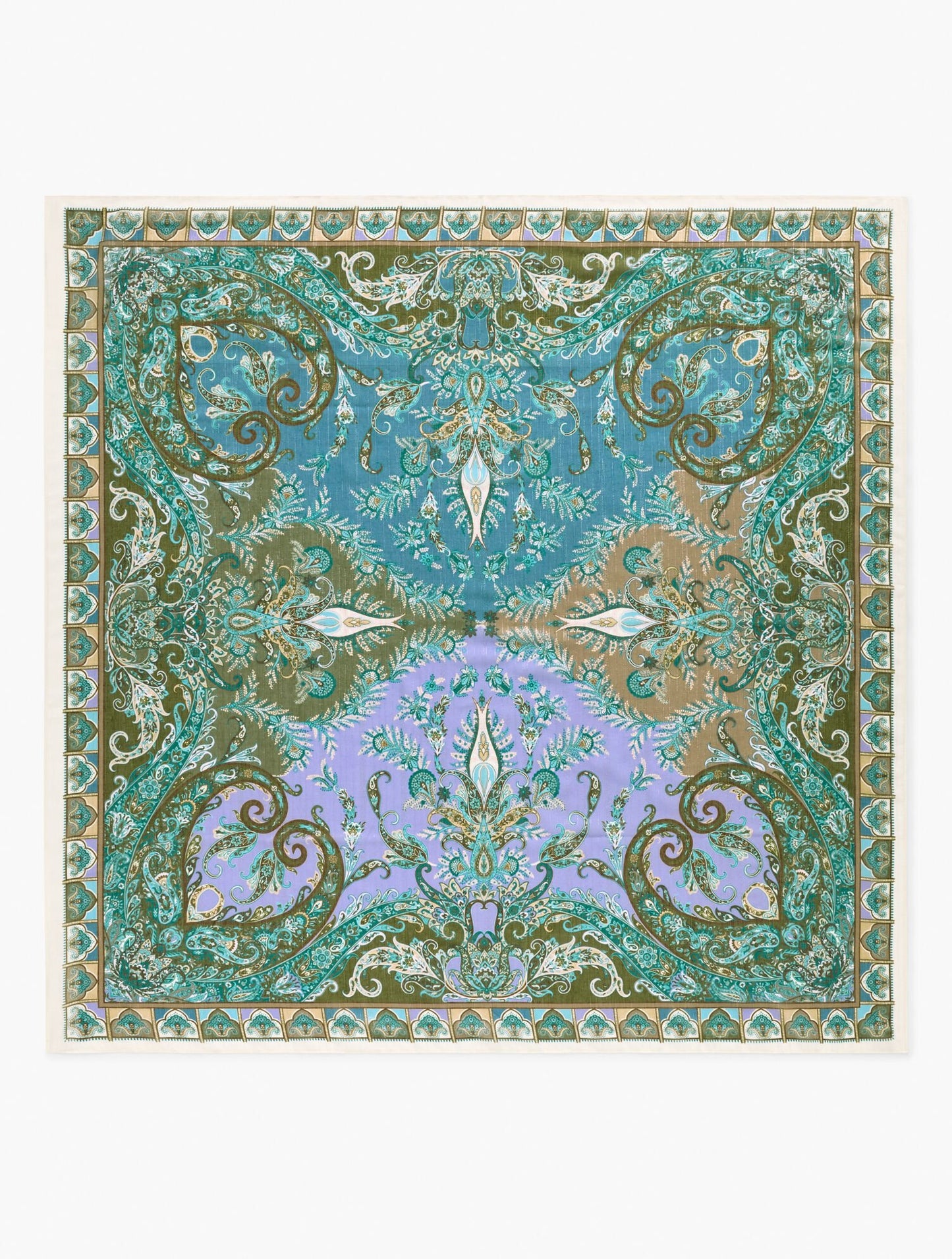 Echo Paisley Oversized Square Scarf