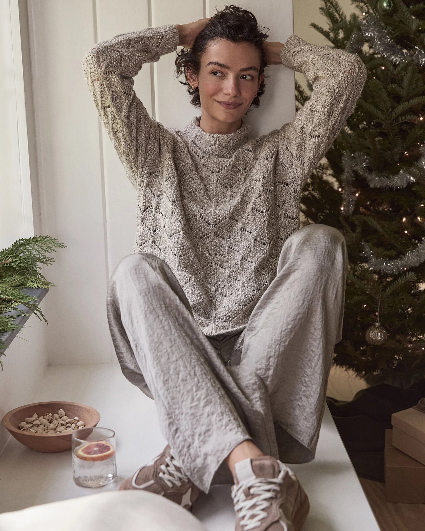 Luxe Crinkle Shine Pants