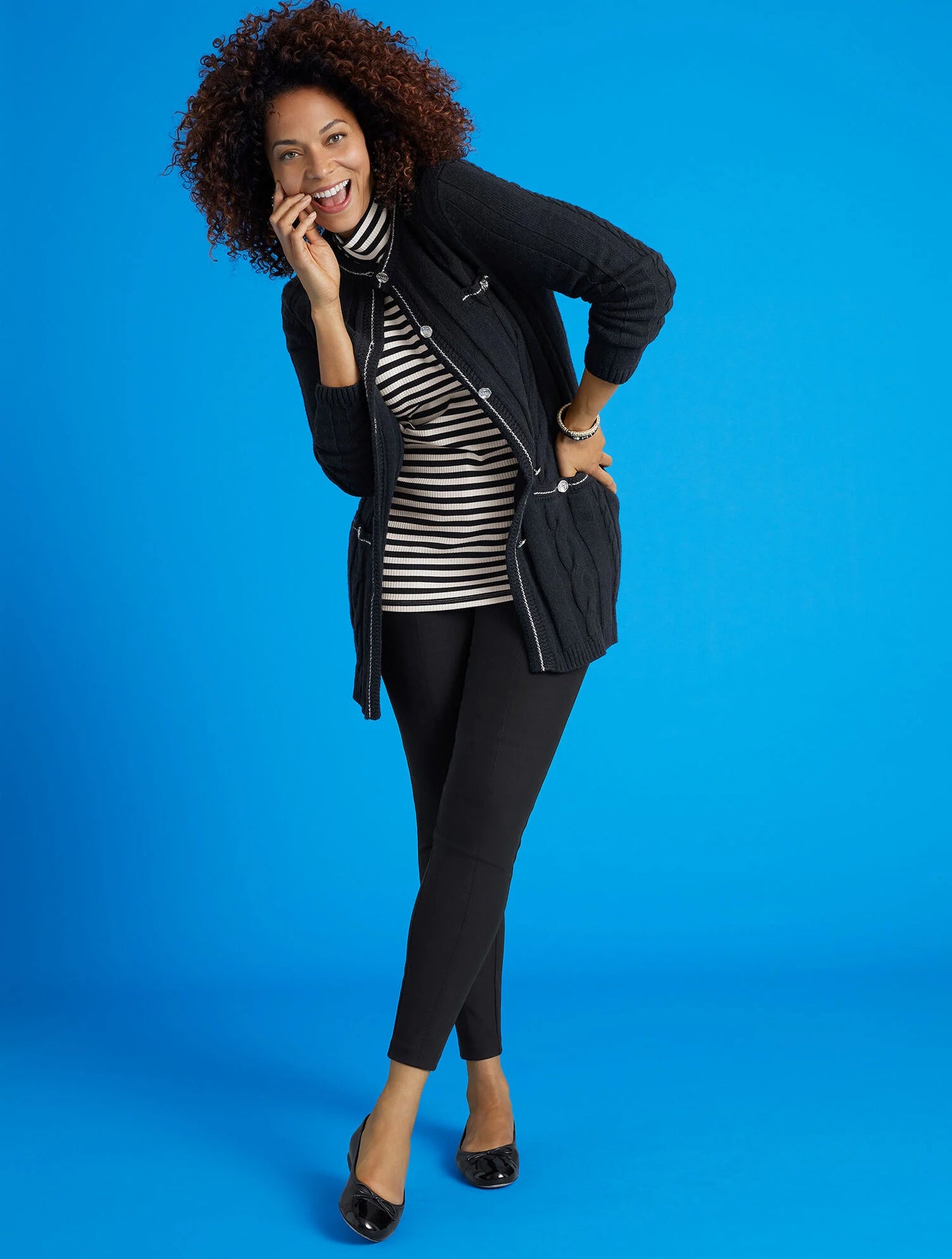 Blair Cap Toe Nappa Ballet Flats