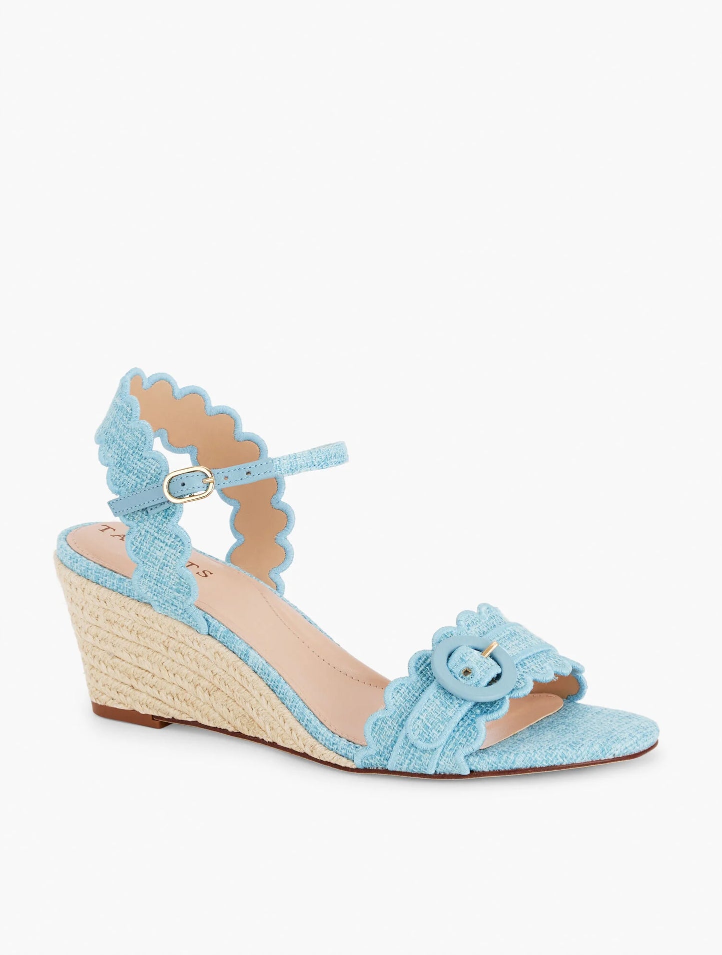 Royce Scalloped Wedge Sandals