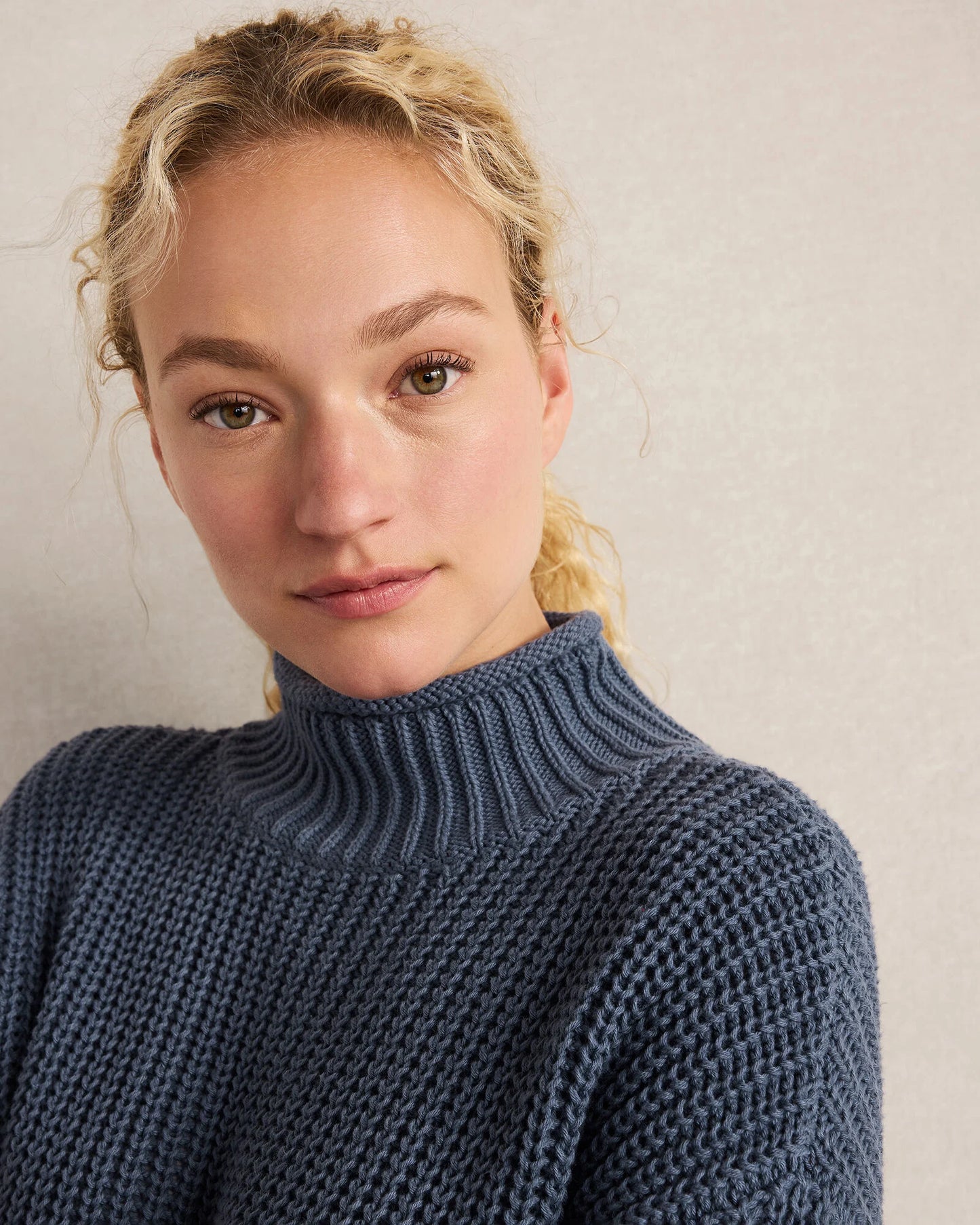 Organic Cotton Roll Neck Sweater