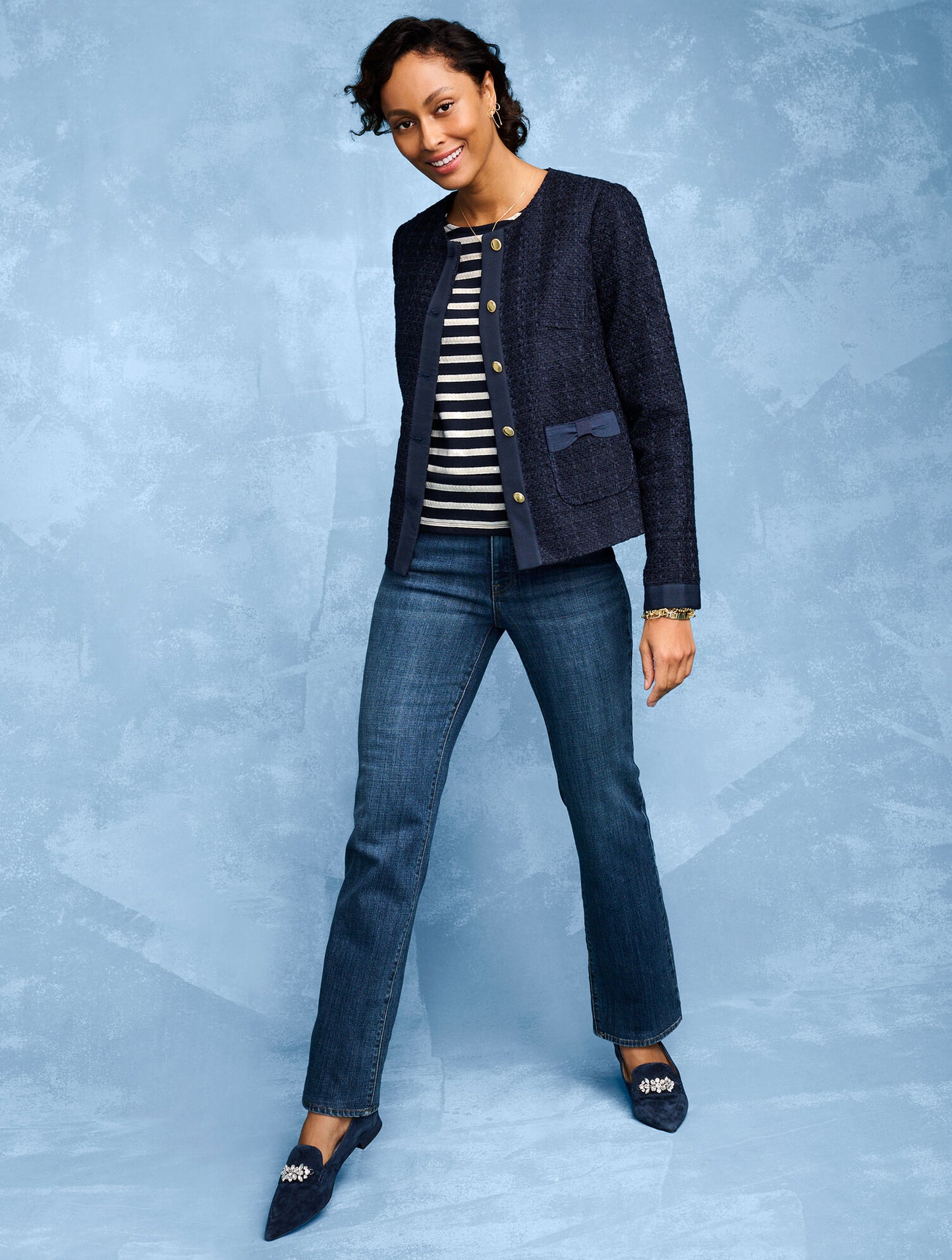 Vibrant Tweed Jacket