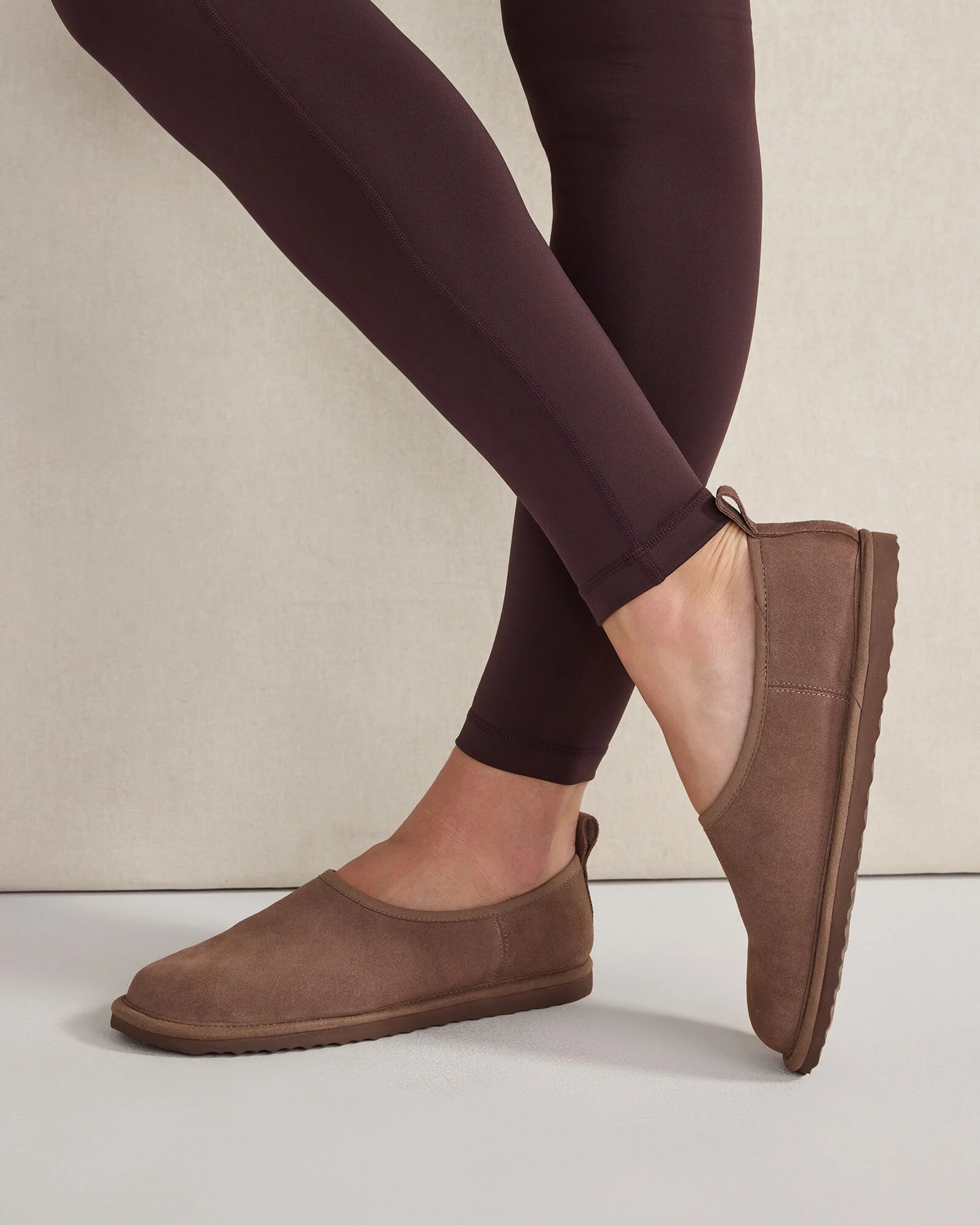 Suede and Sherpa Bootie