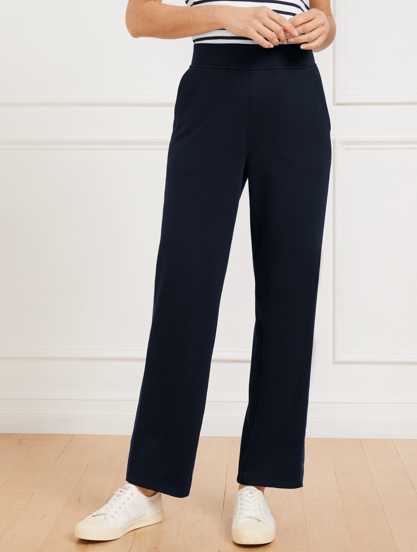 Straight Leg Seaside French Terry Pants