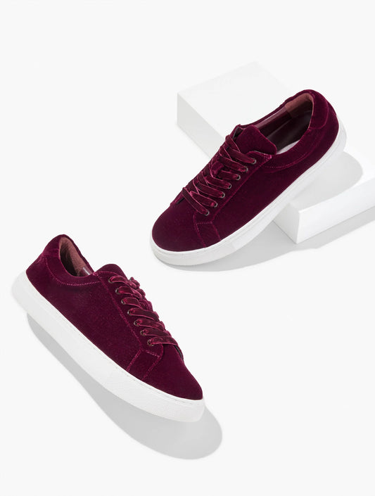 Aubrey Velvet Sneakers