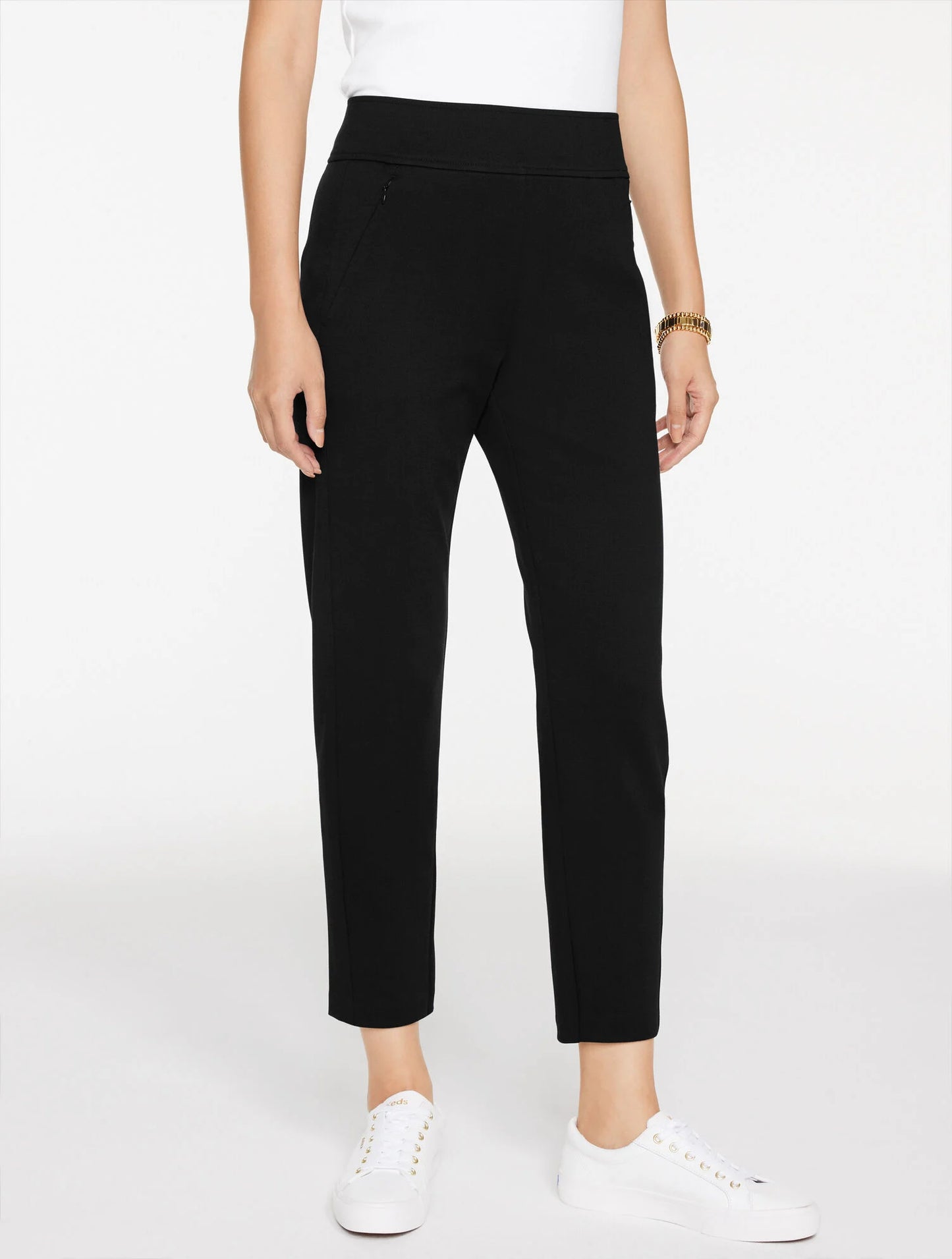 Tapered Leg Passport Ponte Pants