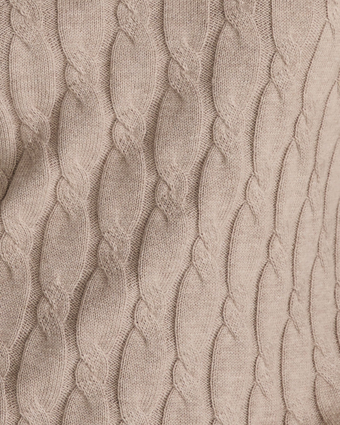 Cotton Cashmere Cable Knit Sweater