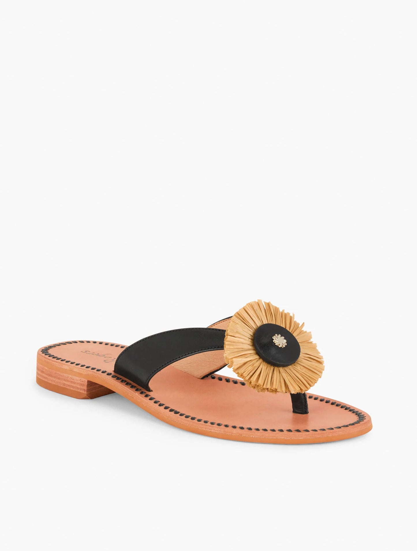 Jack Rogers® Cay Nappa Raffia Flats