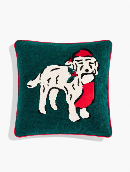 Whimsy Christmas Dog Pillow