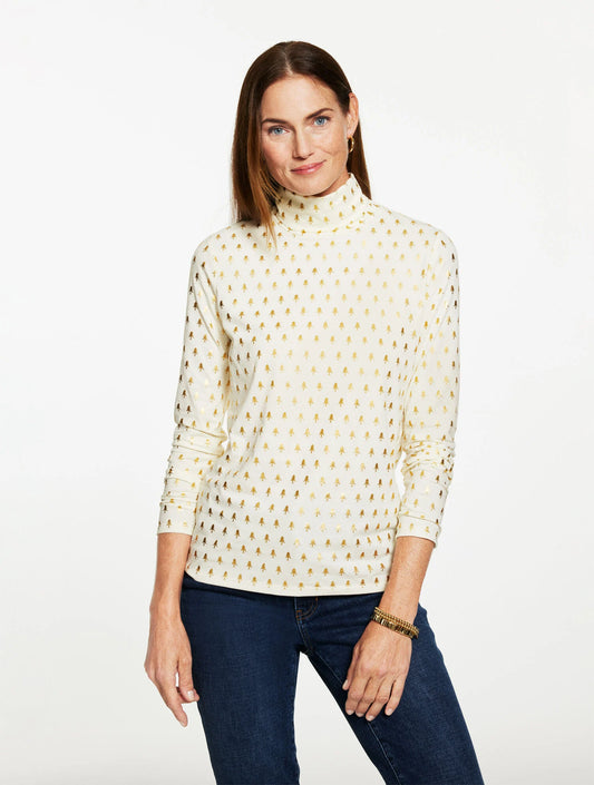 Classic Turtleneck - Mini Evergreens