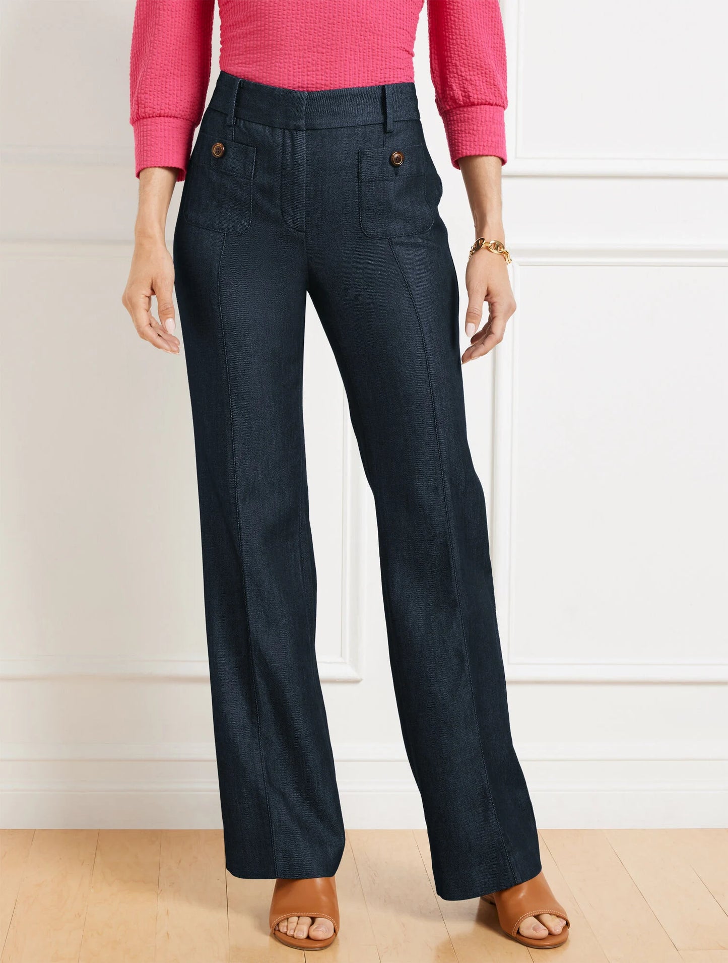 Boot Leg Pants - Refined Denim