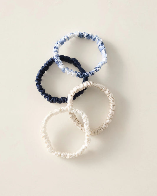 Washable Silk Hair Ties — Tie Dye Multi