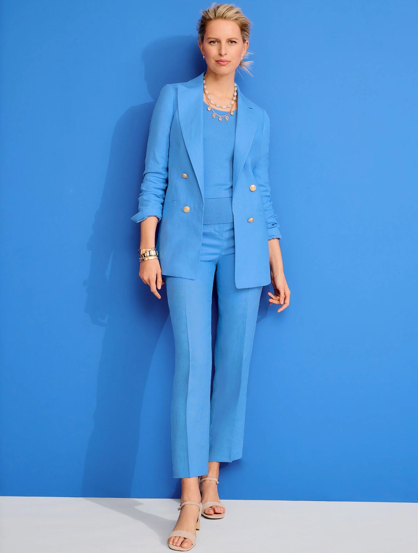 Cayden Suede Block Heel Sandals