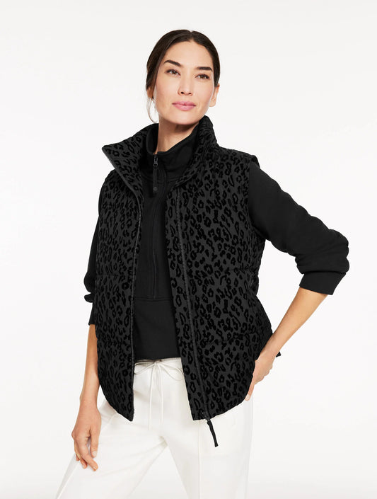 Puffer Vest - Cheetah