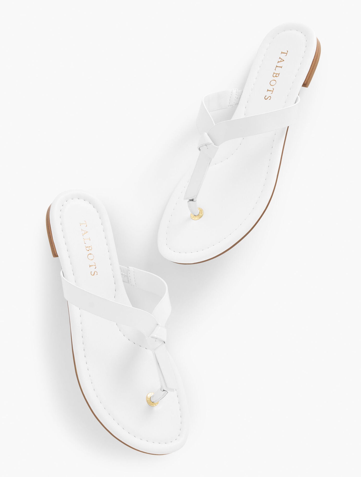 Camy Knot Soft Patent Flip Flops