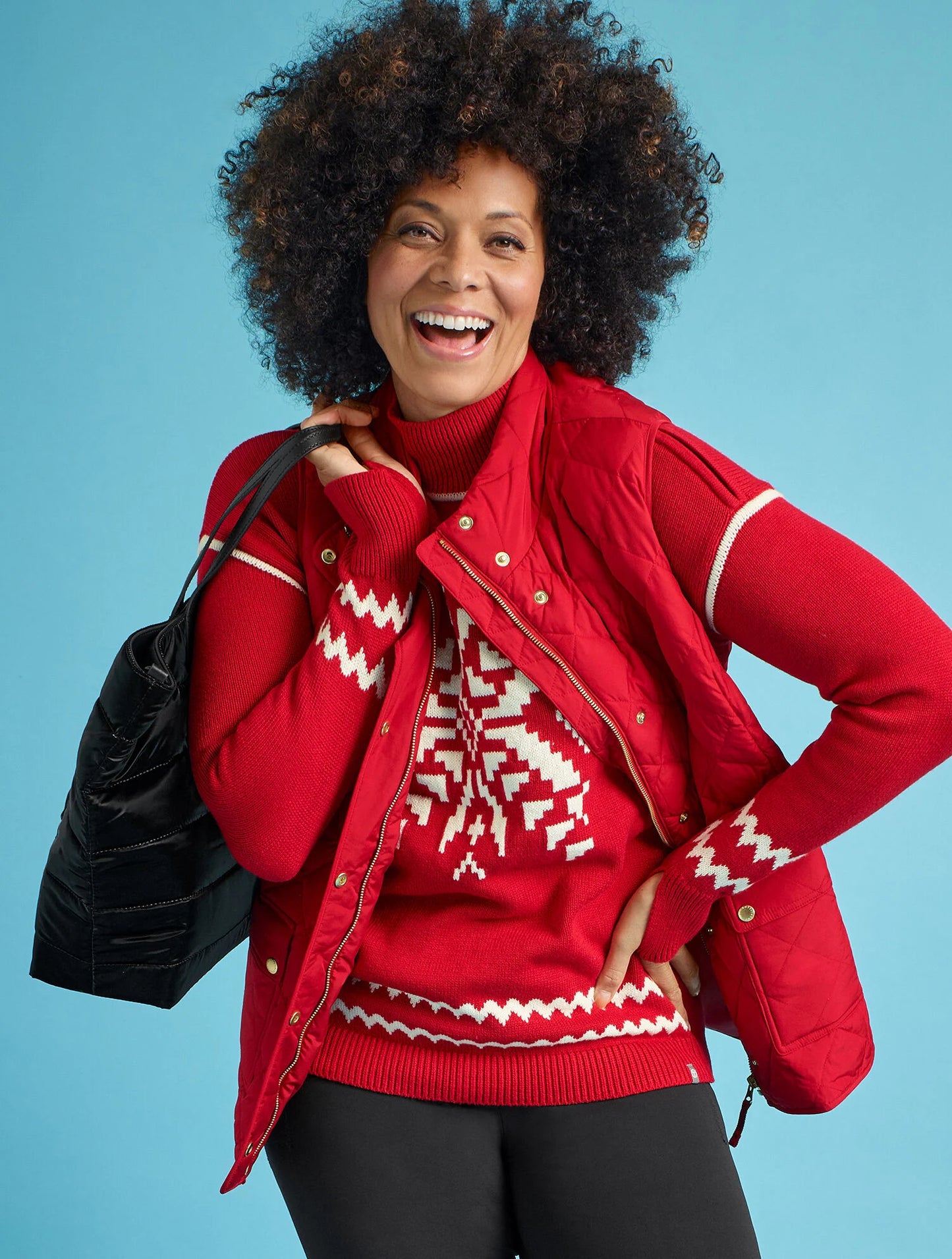 Quilted Down Puffer Vest - Solid