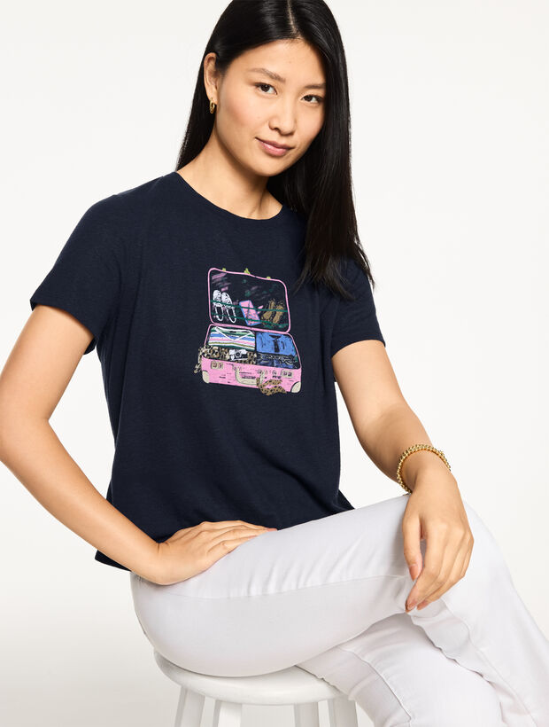 Luggage Crewneck Tee