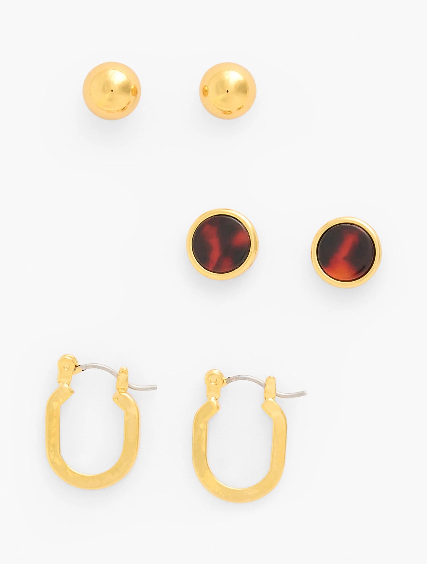Tortoiseshell Earrings Set