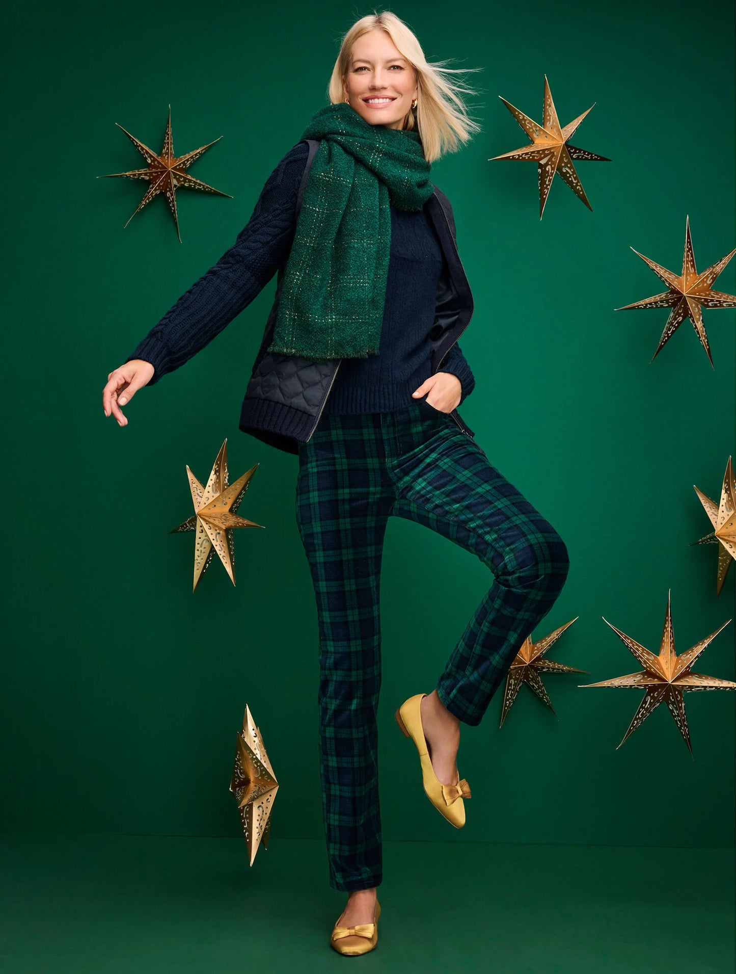 Edison Bow Satin Flats