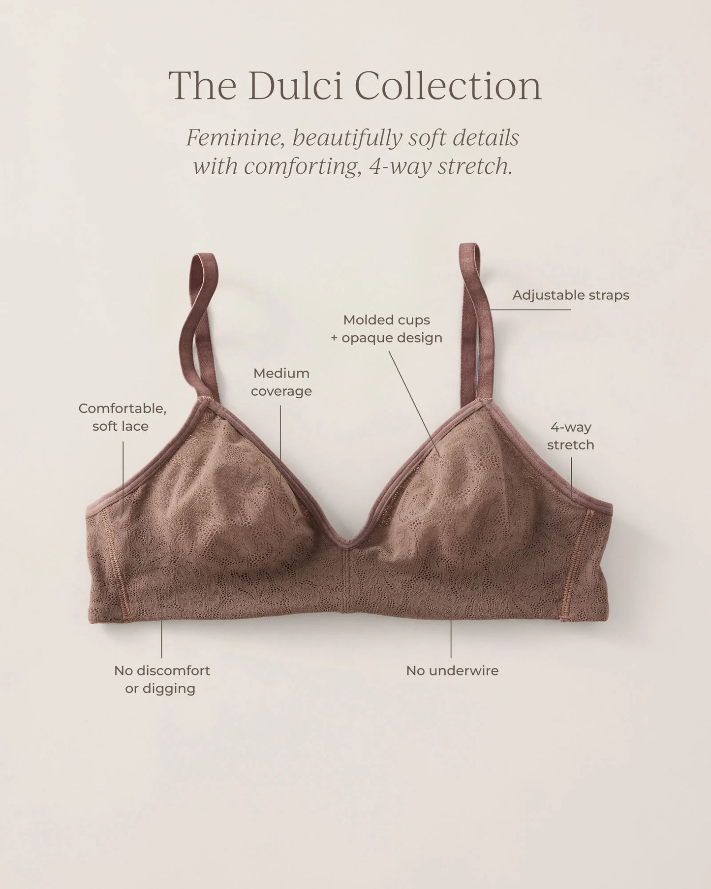 Dulci Unlined Bralette