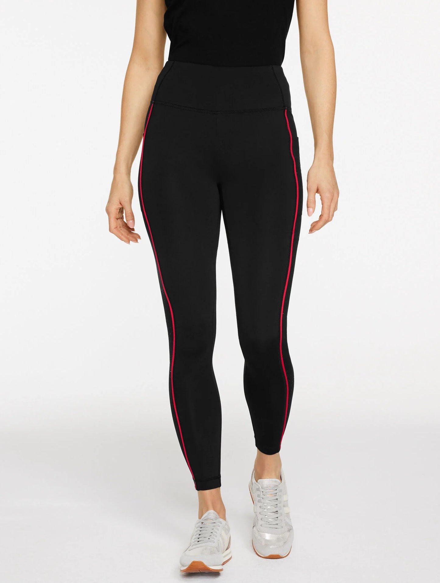 Luxe Fleeceback Leggings - Gleaming Dots