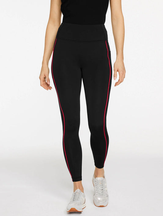 Luxe Fleeceback Leggings - Gleaming Dots