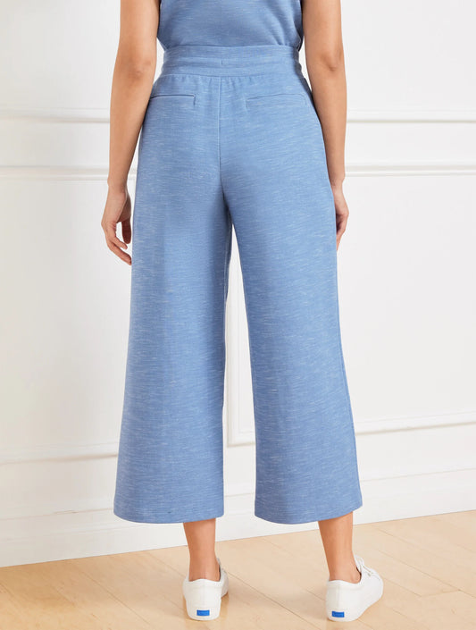 AirKnit Stretch Wide Crop Pants - Dark Marine