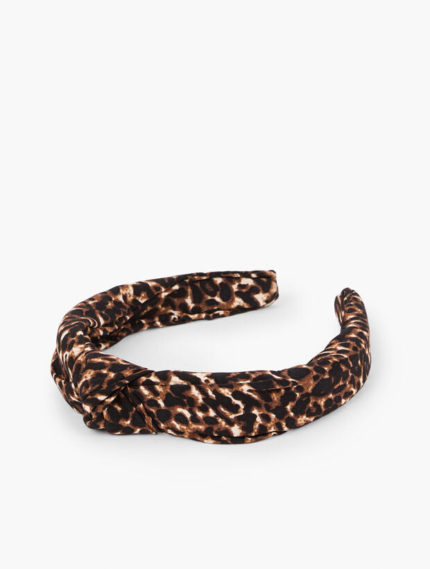 Delicate Leopard Knotted Headband