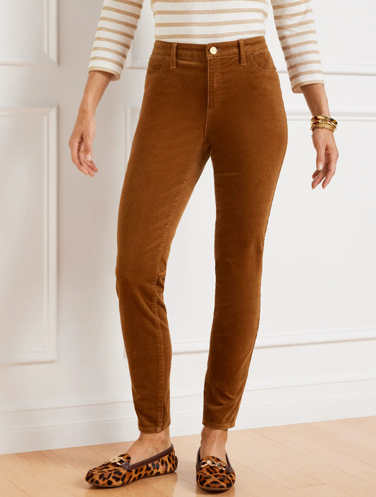 Stretch Corduroy Jeggings - Solids - Curvy Fit