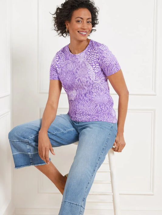 Crewneck Tee - Blissful Meadow