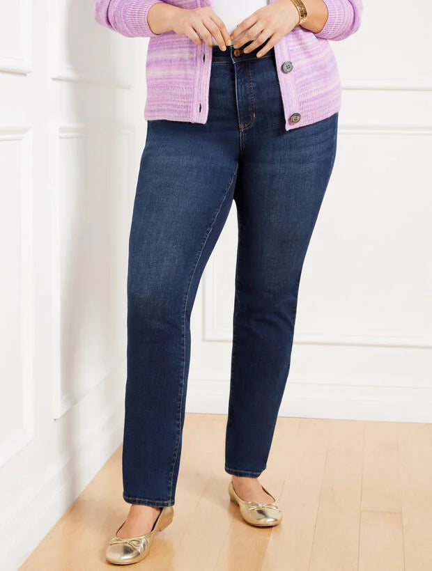 Plus Exclusive Straight Leg Jeans - Adelaide Wash