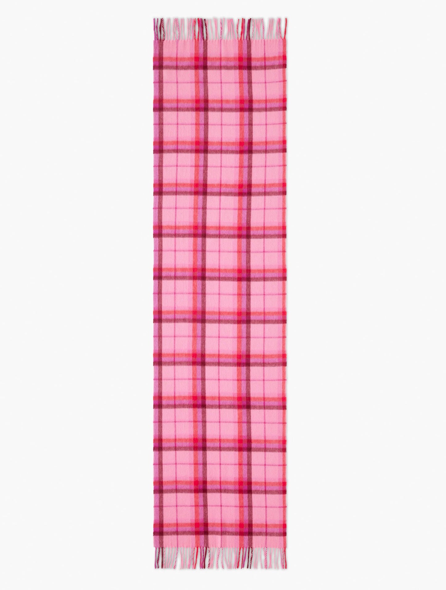 Cashmere Waterweave Scarf - Merry Plaid