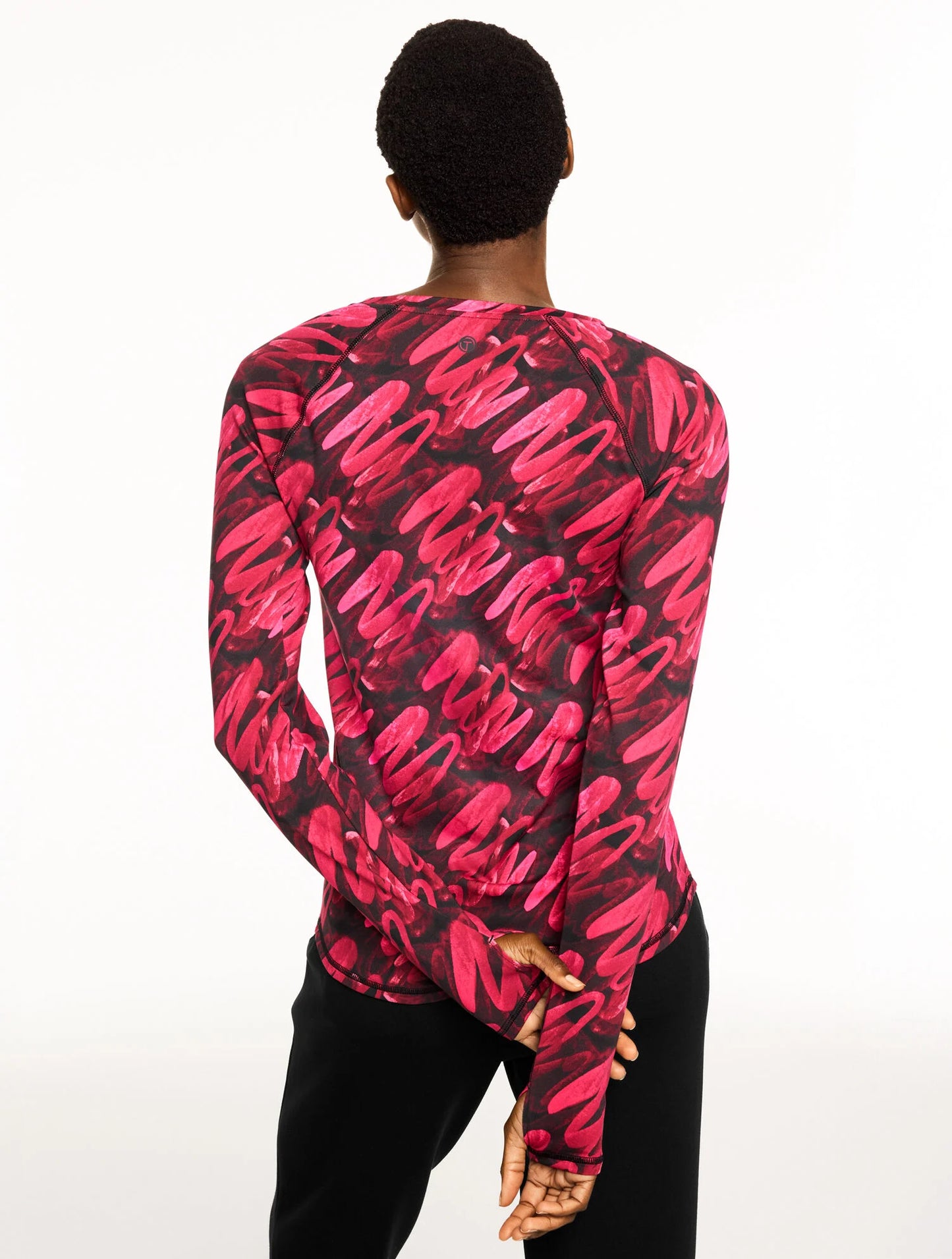 Performance Compression Crewneck Tee - Brushed Lines