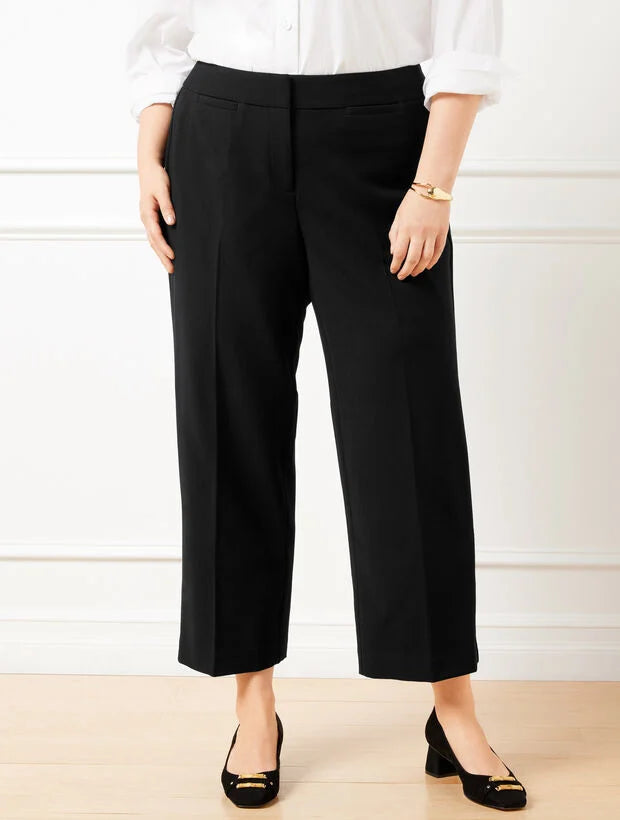 Plus Exclusive Tailored Stretch Slim Wide Ankle Pants