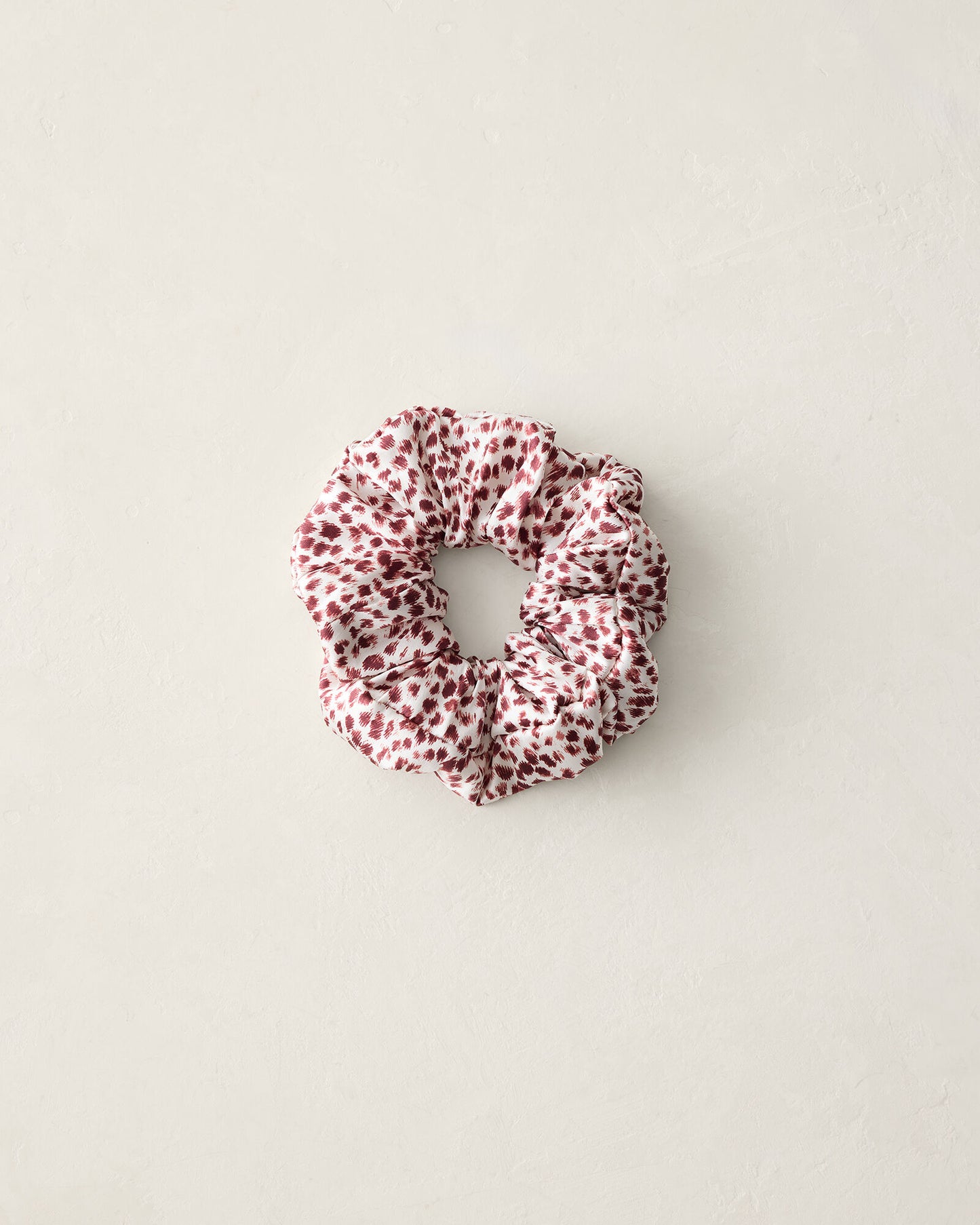 Washable Silk Animal Dot Scrunchie
