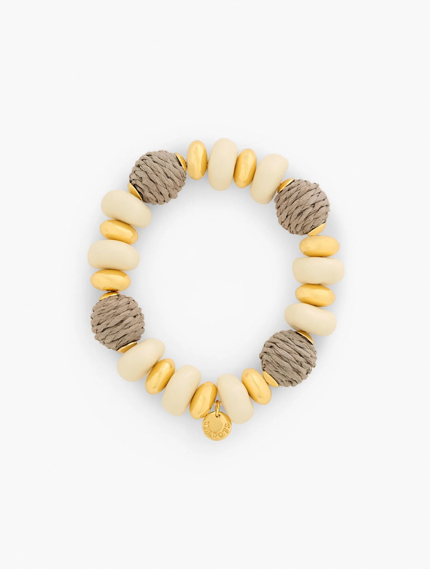 Thread Wrap Beaded Stretch Bracelet