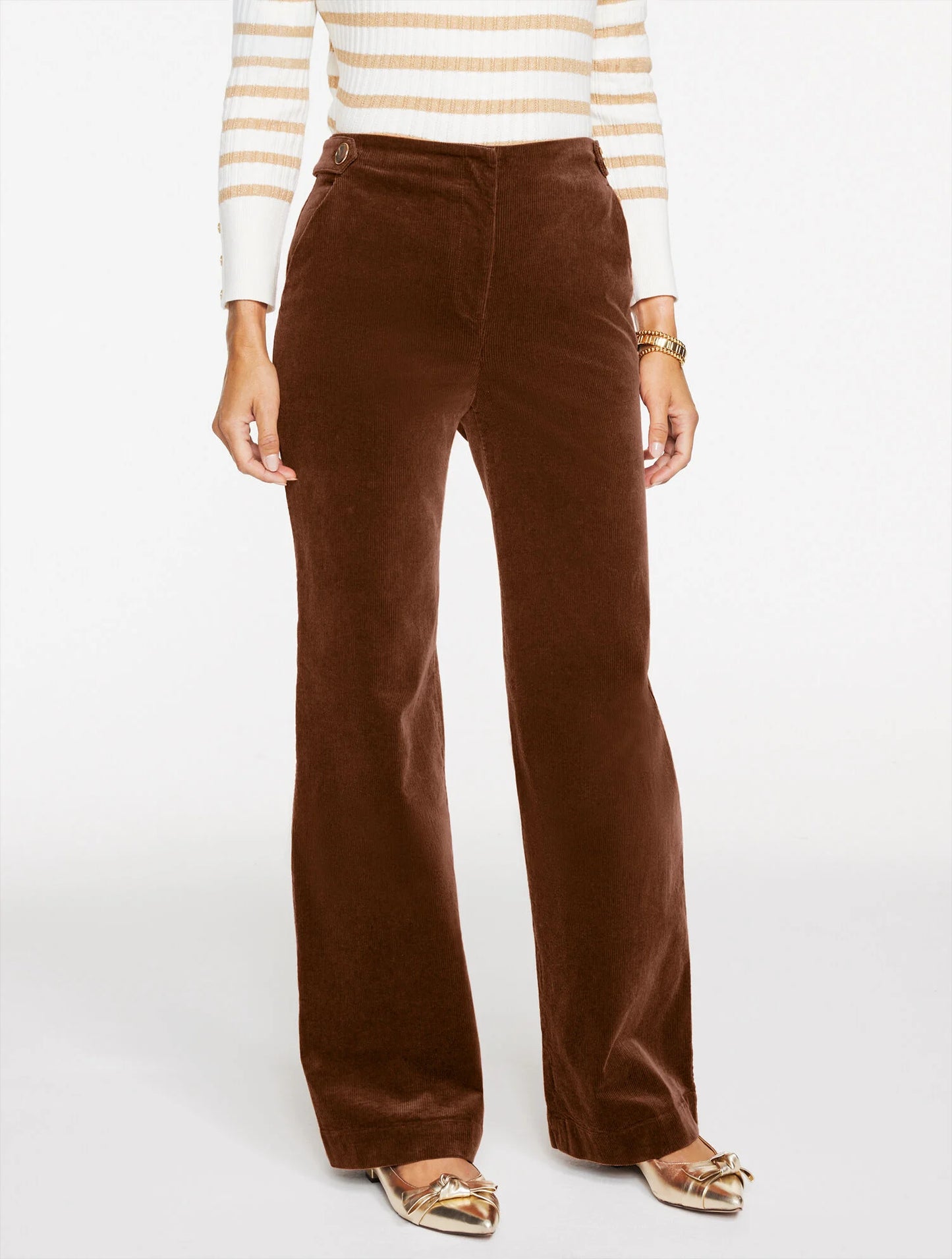 Wide Leg Corduroy Pants