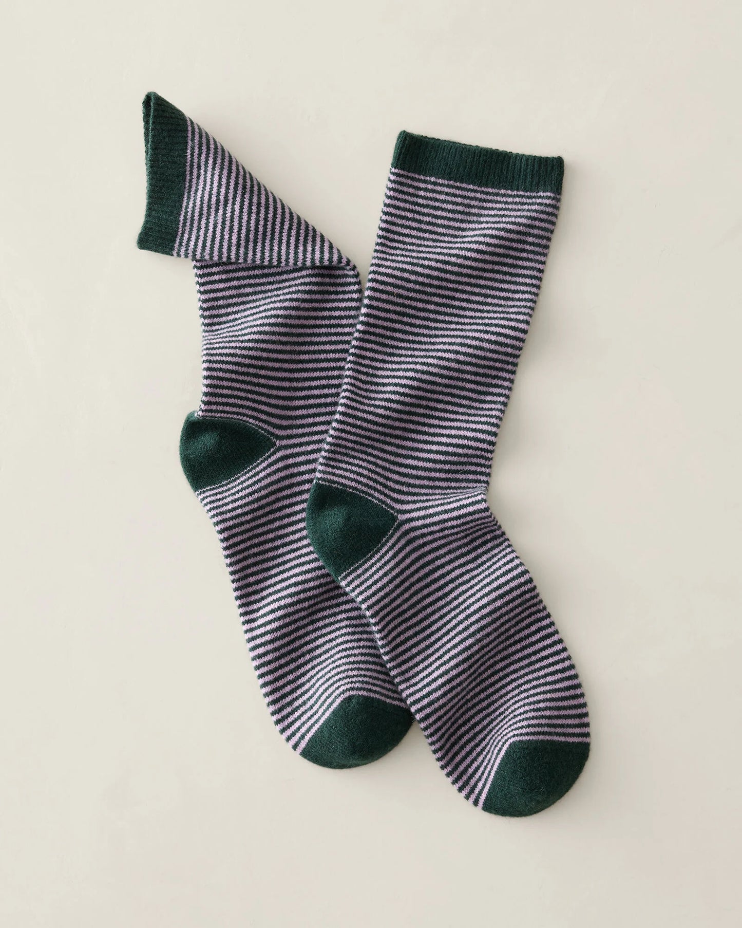 Cashmere Striped Socks