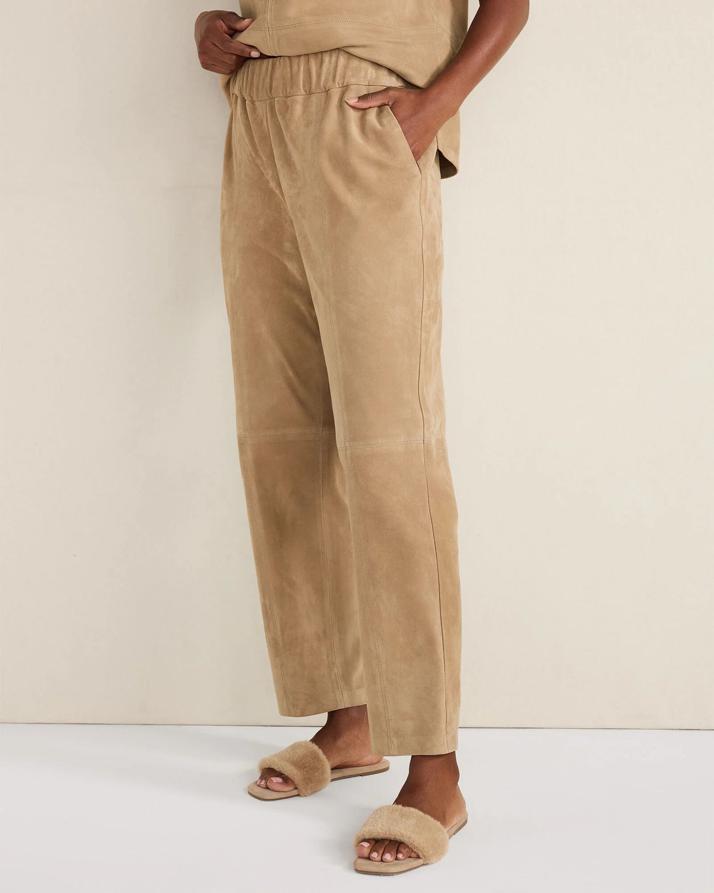 Suede Pants