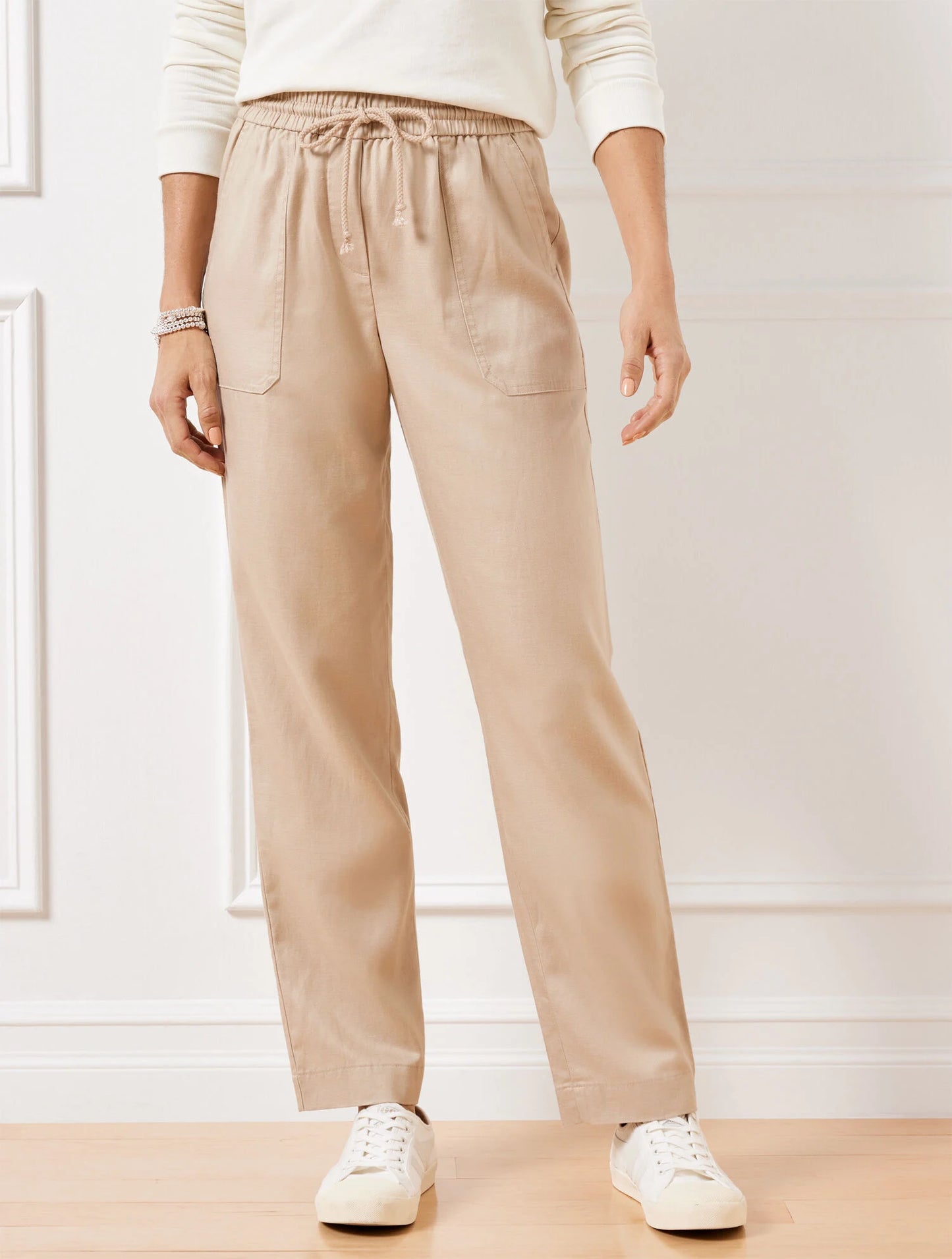 Straight Leg Drawstring Pants