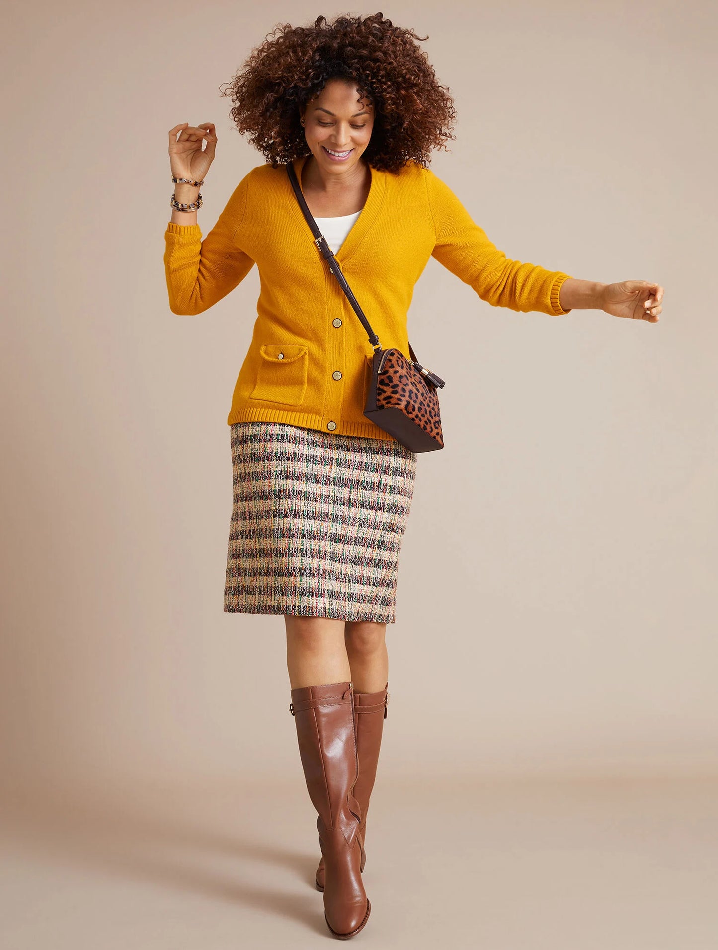 Tish Tie Leather Riding Boots - Extended Calf