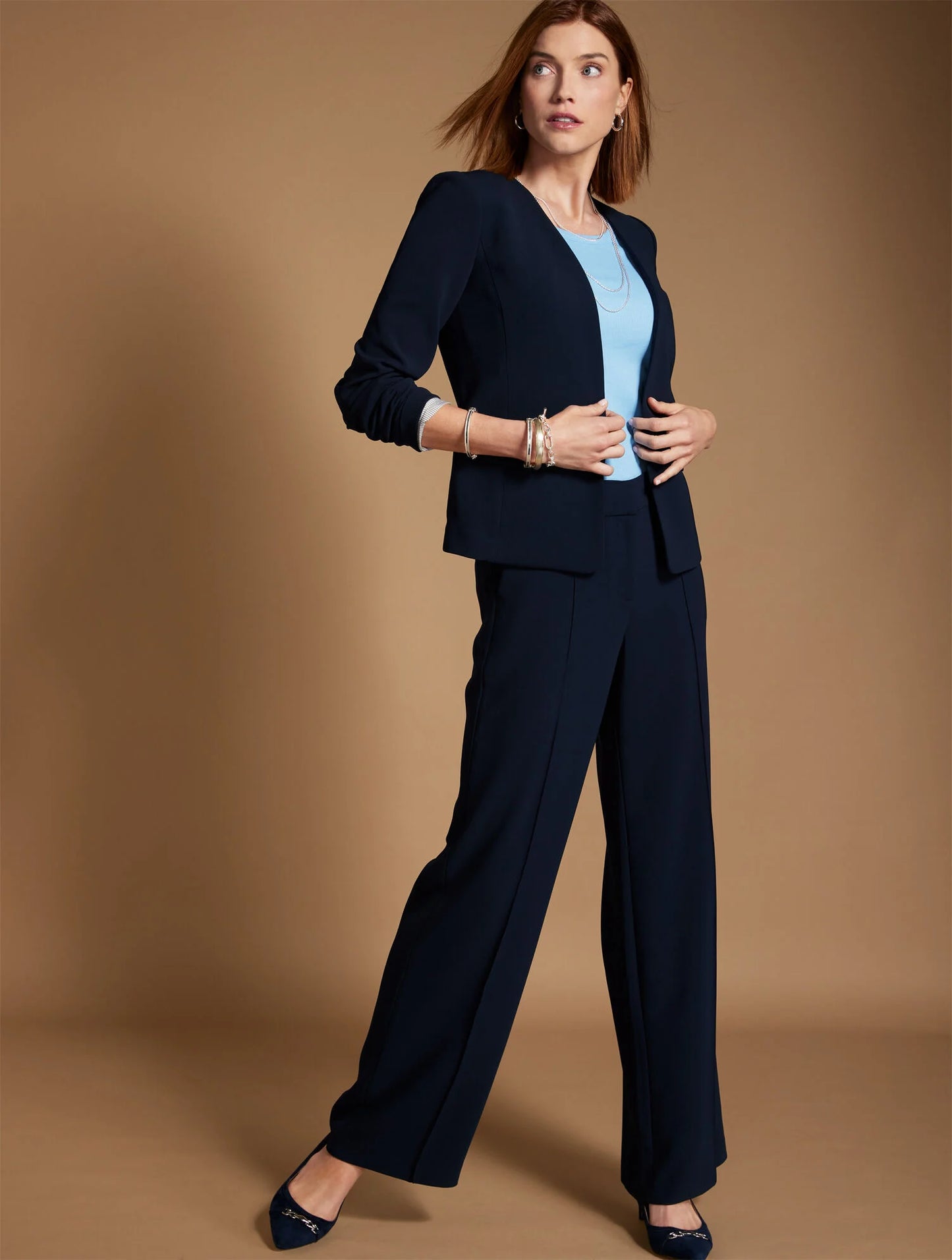 Easy Travel Open Front Jacket