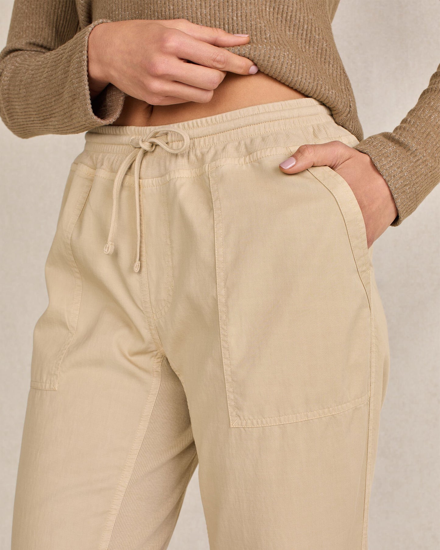 The Effortless Twill Jogger