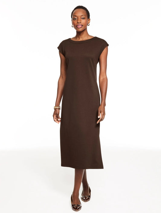 Passport Ponte Scoop Neck Dress
