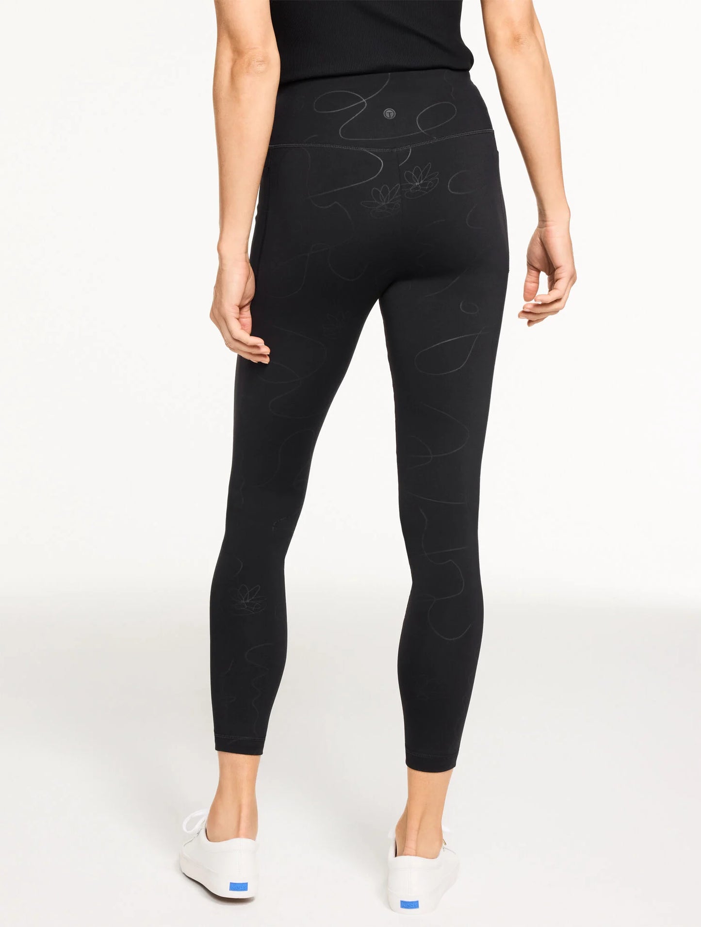 Out & About Leggings - Linear Floral