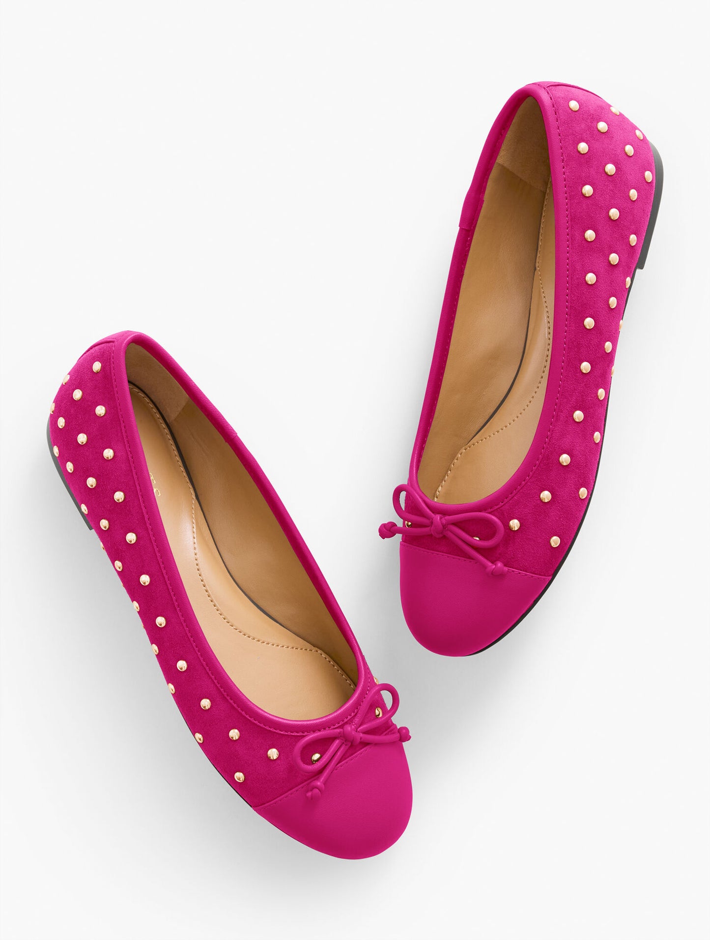 Blair Studded Suede Ballet Flats