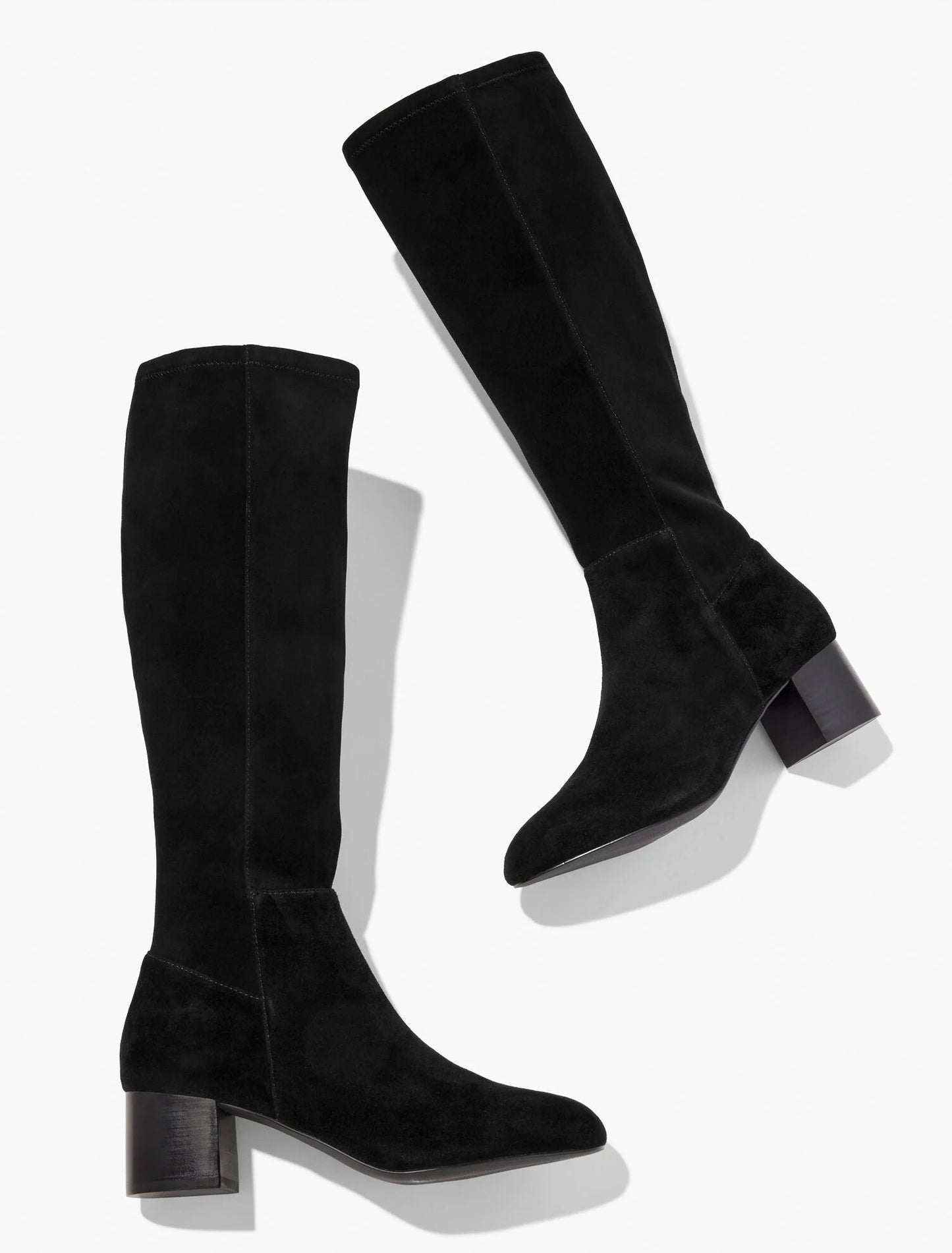 Sophie Stretch Suede Tall Boots