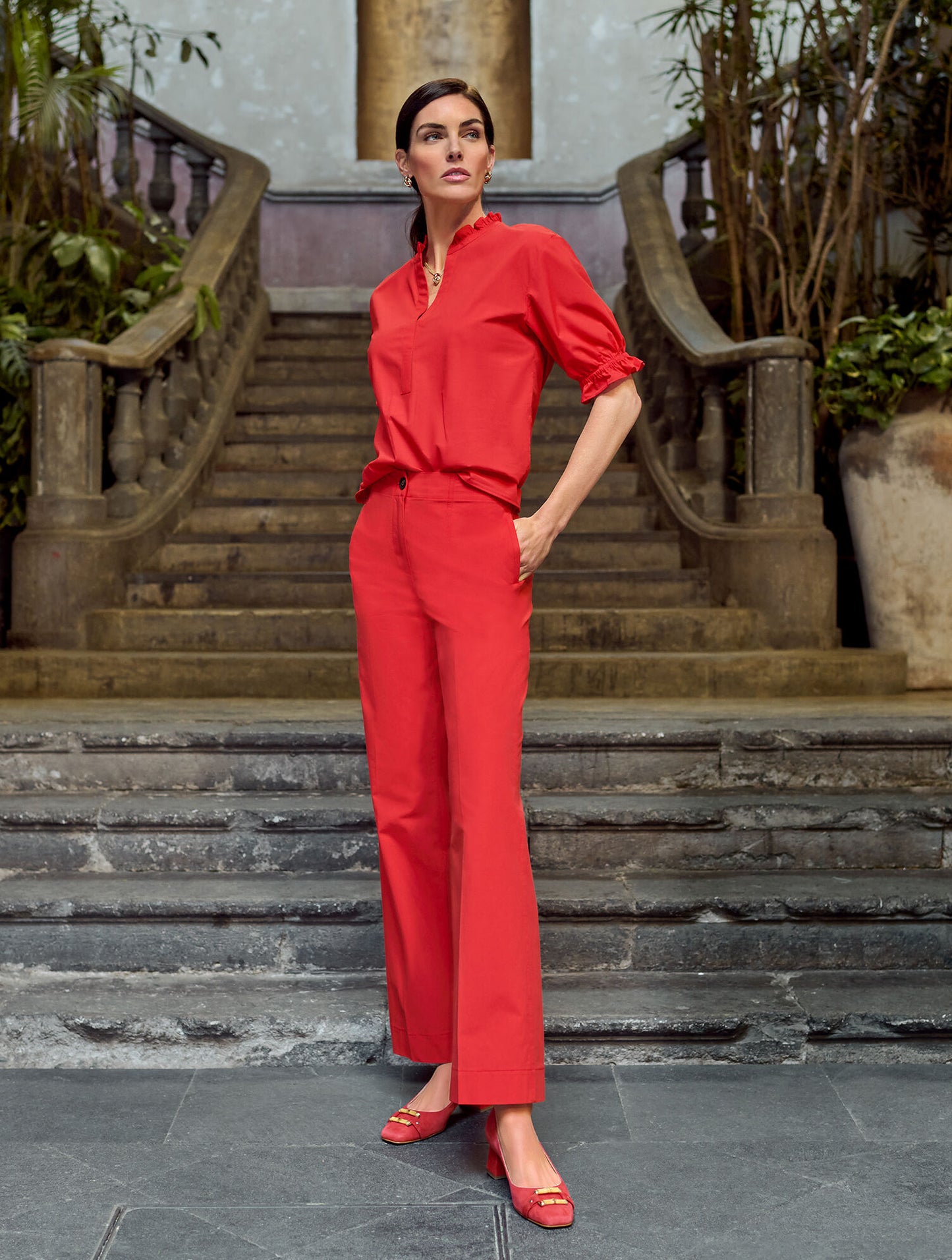 Wide Ankle Fresh Poplin Pants